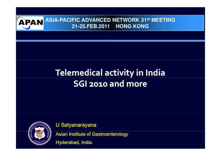 telemedical activity in india telemedical activity in
