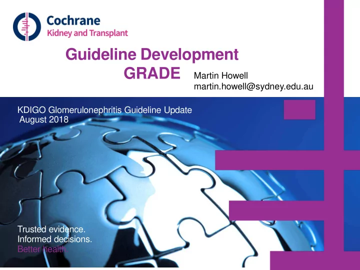 guideline development grade
