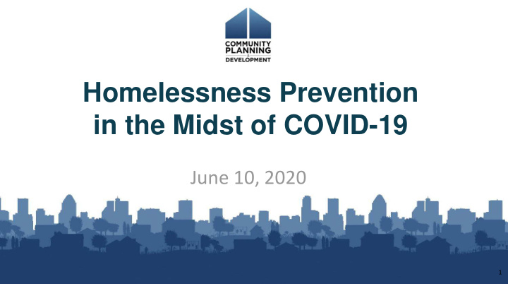 homelessness prevention in the midst of covid 19