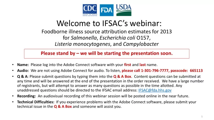 welcome to ifsac s webinar