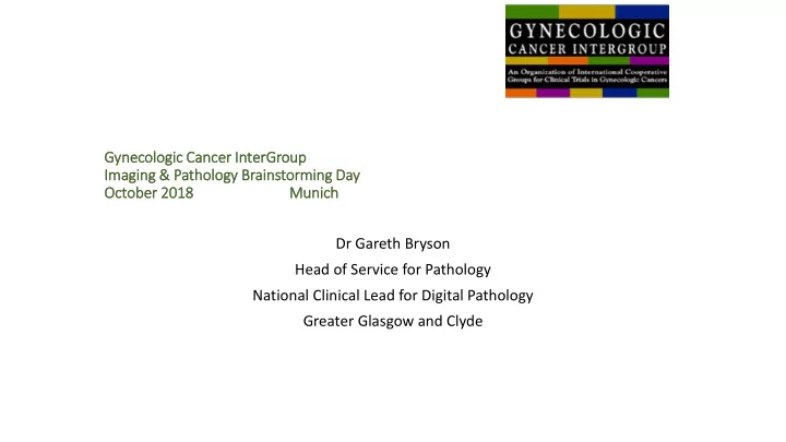 gynecologic ca cancer in inter ergroup im imaging path