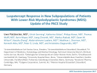 luspatercept response in new subpopulations of patients
