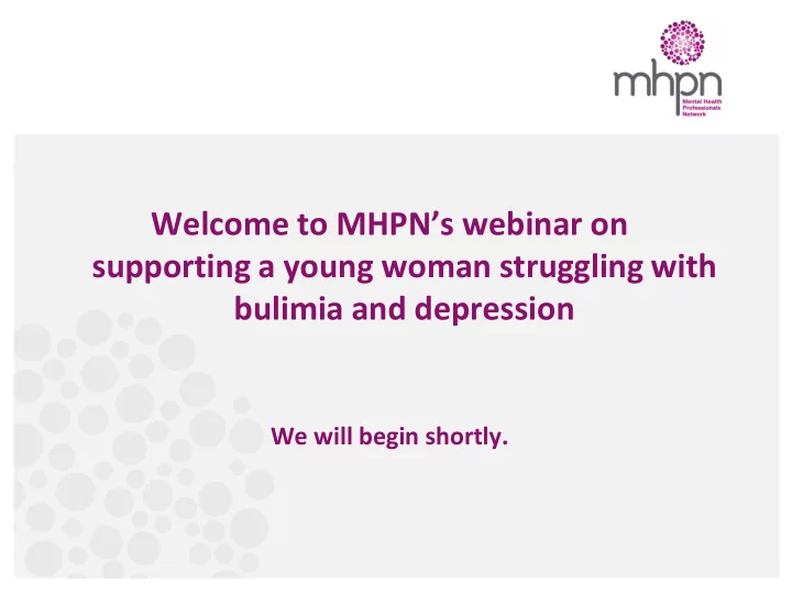 supporting a young woman struggling with