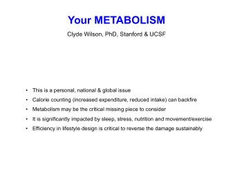 METABOLISM  All chemical processes occurring in living cells &amp; therefore organisms