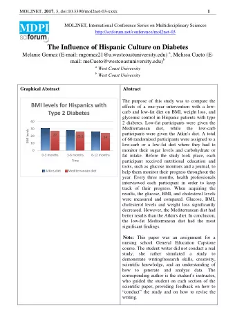 MOL2NET, 2017 , 3, doi:10.3390/mol2net-03-xxxx  2 Introduction  Literature Review: Scientific