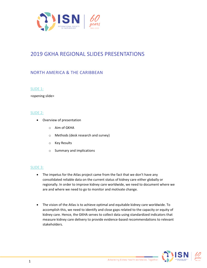 2019 gkha regional slides presentations
