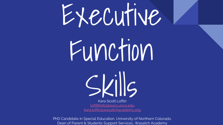 executive function
