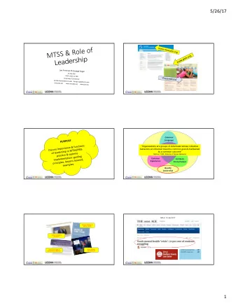 5/26/17  Common  Language  Organizations are groups of individuals whose collective  behaviors