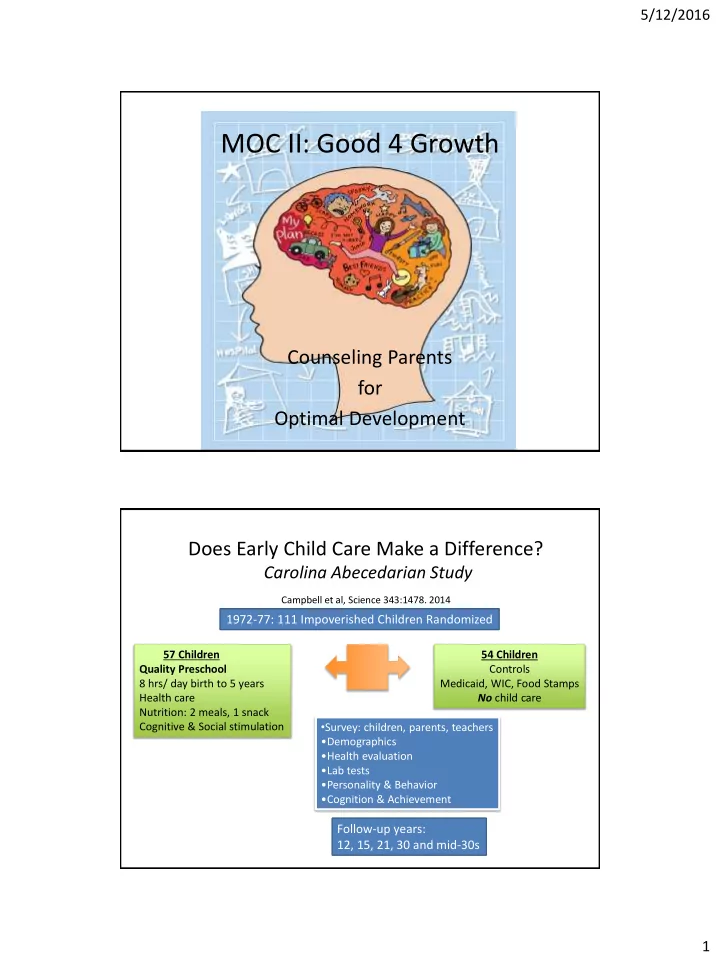 moc ii good 4 growth