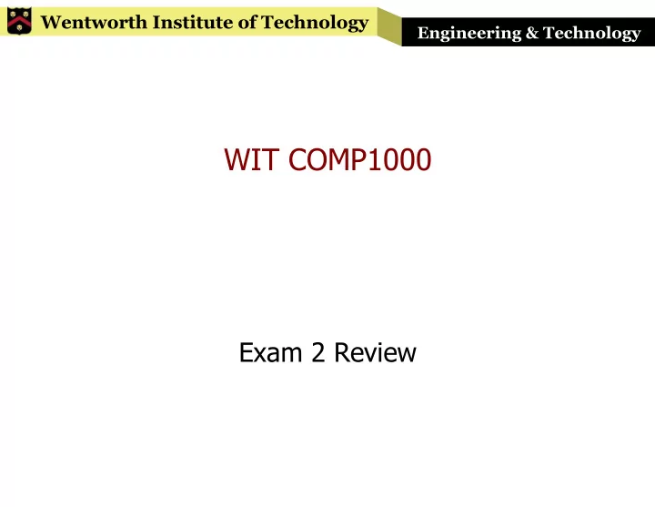 wit comp1000