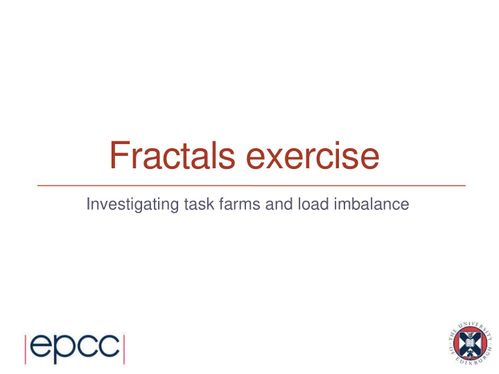 fractals exercise