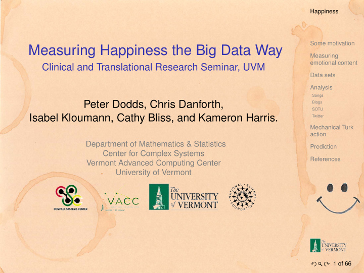 measuring happiness the big data way