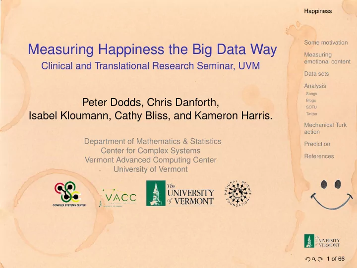 measuring happiness the big data way