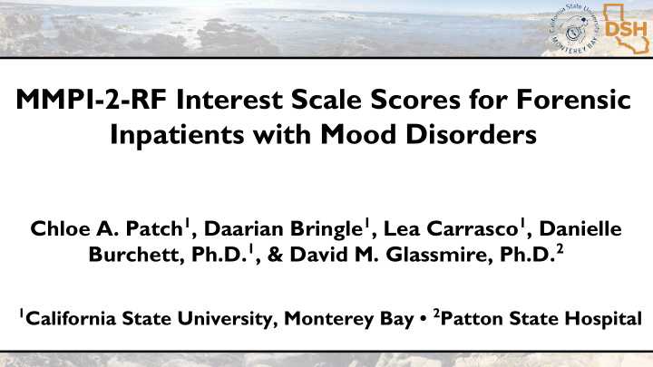 mmpi 2 rf interest scale scores for forensic inpatients