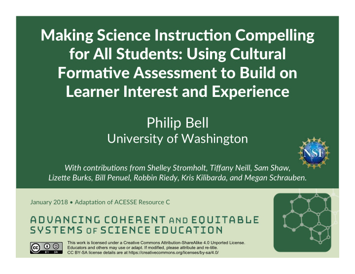 making science instruc0on compelling for all students