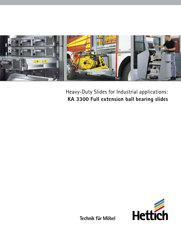 heavy duty slides for industrial applications ka 3300