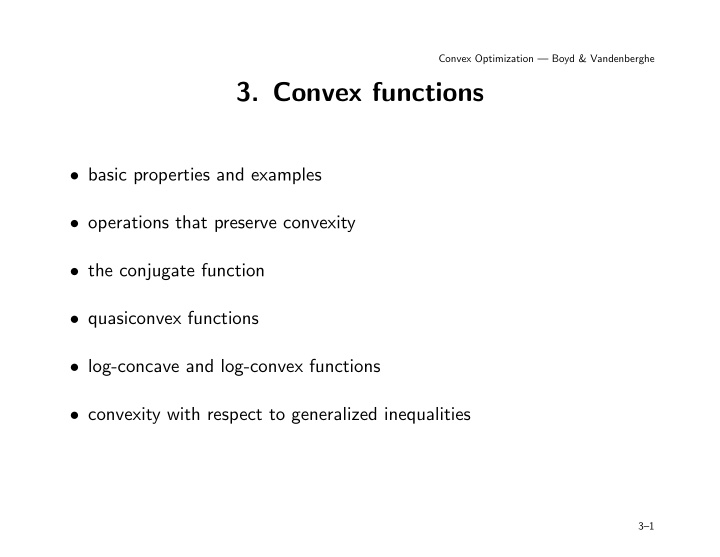3 convex functions