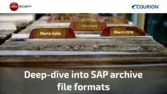 TCPDB.DAT case  Archive file signatures  Attack surface  Attack vectors  Defense  Conclusions  P A