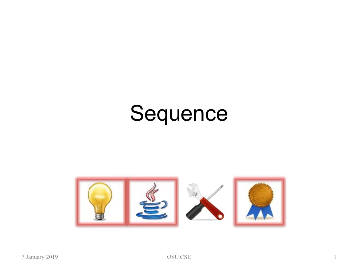 sequence
