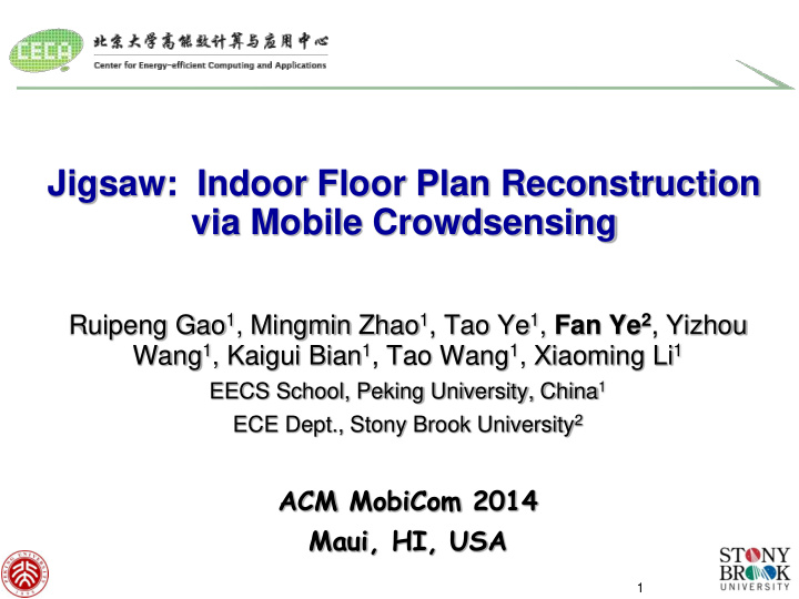 jigsaw indoor floor plan reconstruction