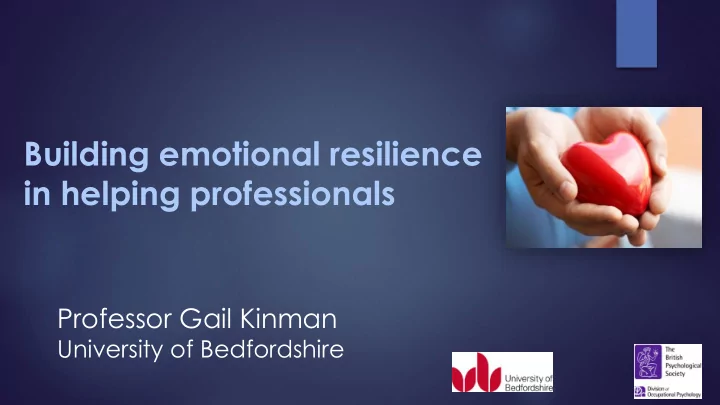 building emotional resilience