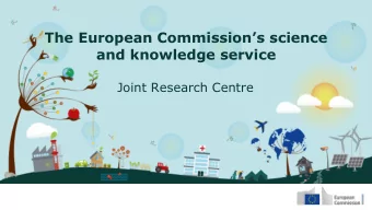 The European Commissions science  and knowledge service  Joint Research Centre  Why machine
