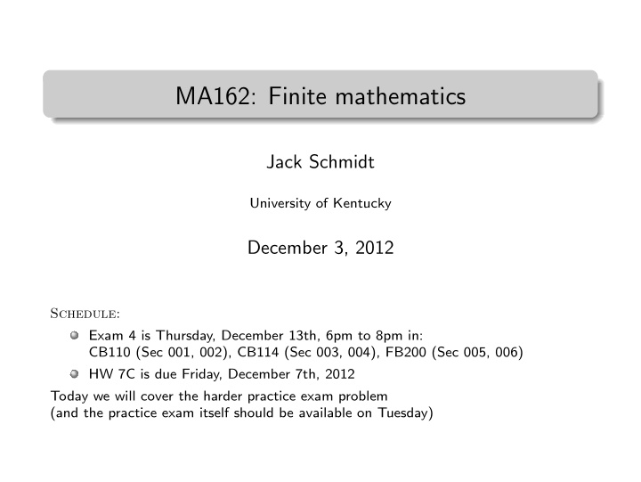 ma162 finite mathematics