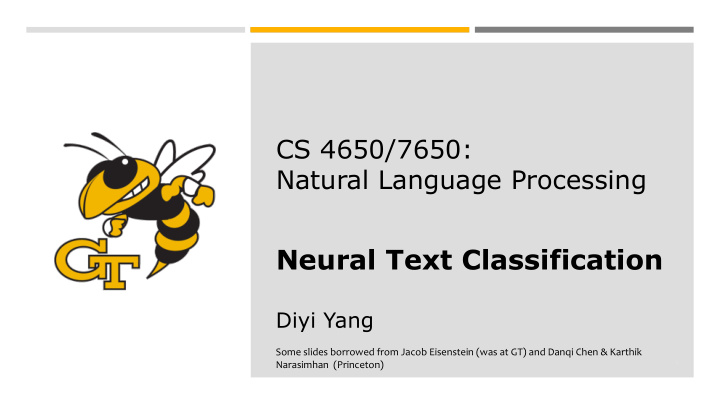 neural text classification