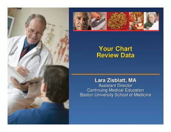 Your Chart  Your Chart  Review Data  Review Data  Lara Zisblatt, MA  Lara Zisblatt, MA  Assistant