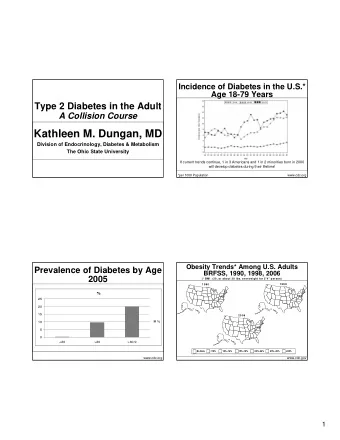 Kathleen M. Dungan, MD  Division of Endocrinology, Diabetes &amp; Metabolism  The Ohio State