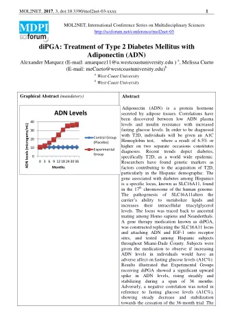 MOL2NET, 2017 , 3, doi:10.3390/mol2net-03-xxxx  2  results of this clinical trial raise