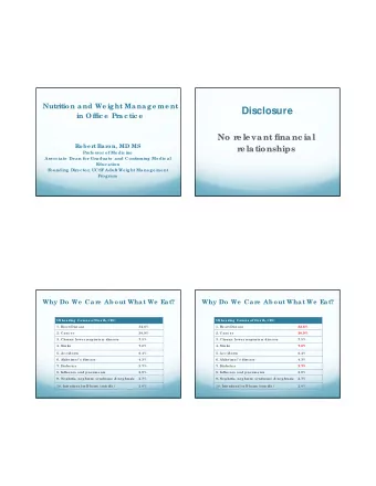 Disclosure  in Offic e  Pra c tic e  No re le va nt fina nc ia l  Robe rt Ba ron, MD MS  re la