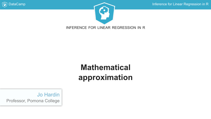 mathematical approximation