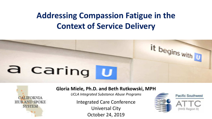 addressing compassion fatigue in the context of service