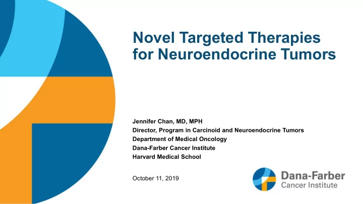 novel targeted therapies for neuroendocrine tumors