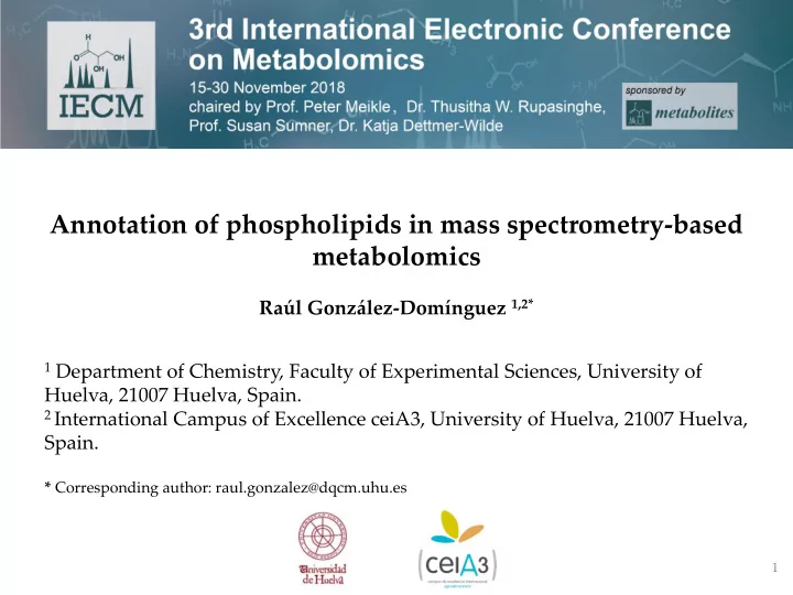 metabolomics