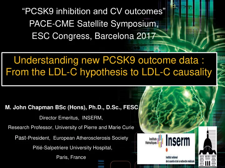 from the ldl c hypothesis to ldl c causality