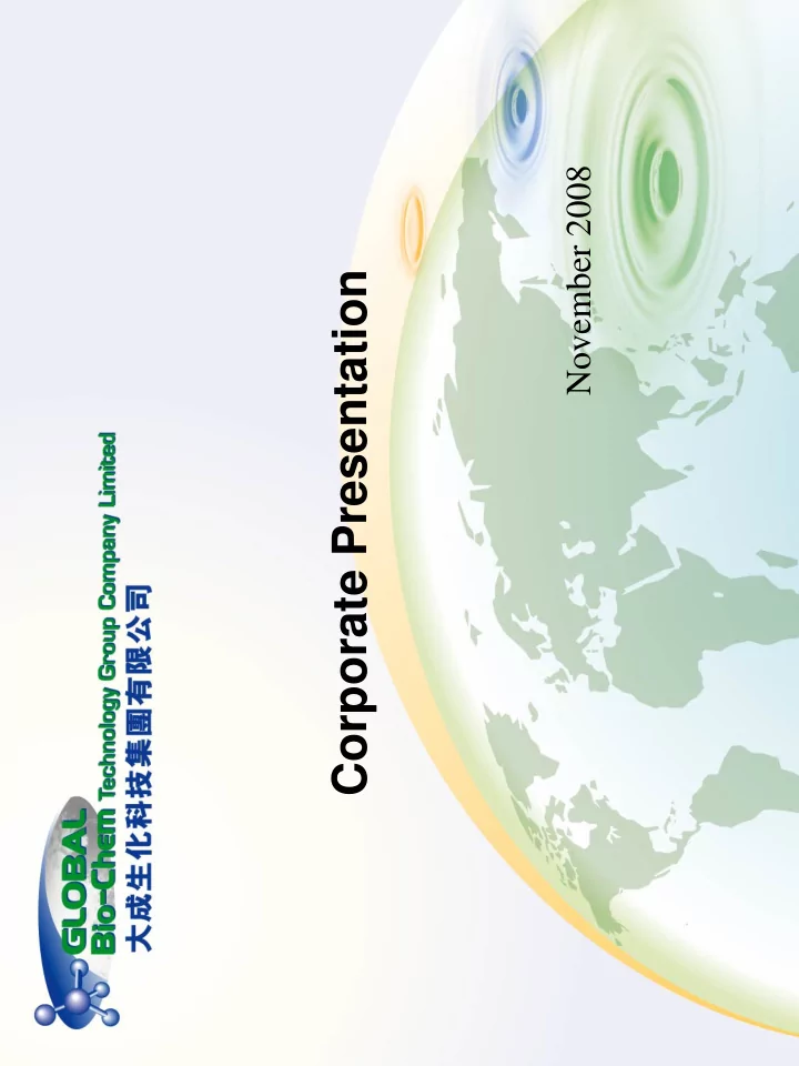 corporate presentation agenda business updates operation