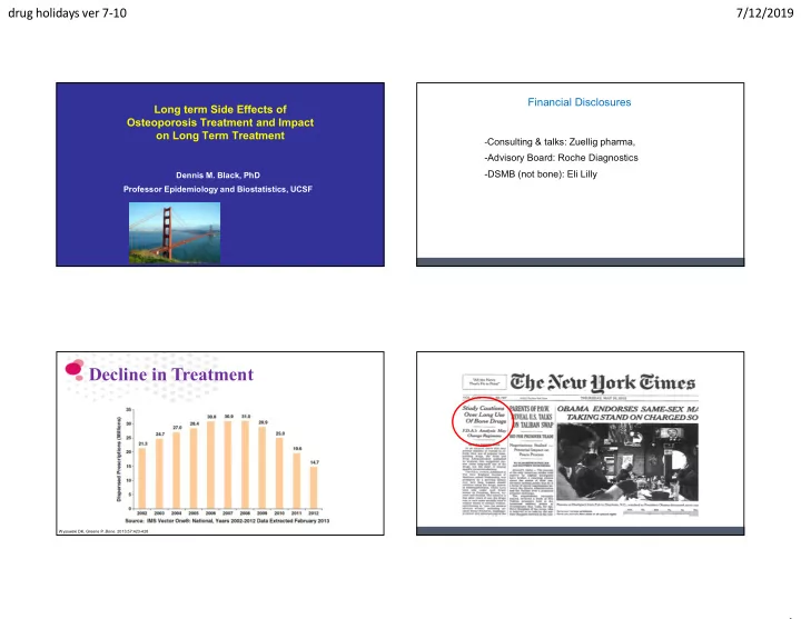 decline in treatment