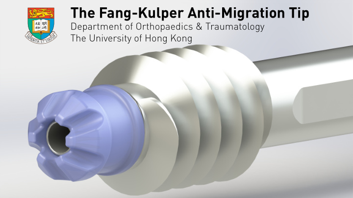 the fang kulper anti migration tip