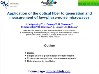 The delay-line as a discriminator  The delay line turns a frequency into a phase  delay line