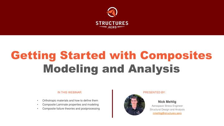modeling and analysis