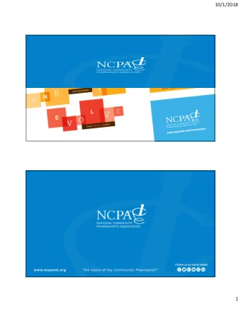 10/1/2018  1  10/1/2018  Patient Care and Profits in Nutrient  Depletion and Vitamin