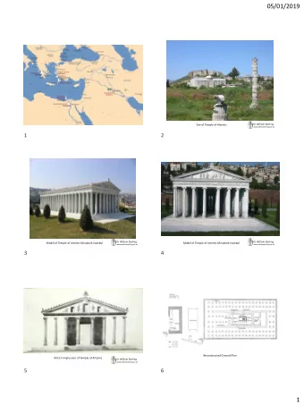 05/01/2019  Dr William Sterling  Site of Temple of Artemis  www.williamsterling.co.uk  1  2  Dr