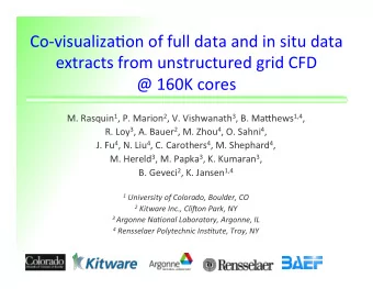 Co-visualiza+on  of  full  data  and  in  situ  data    extracts