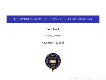 A PPLICATION : S EARCH IN T OURISM (S KY S CANNER )  Goal: search for hotels/flights/trips using