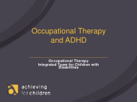 occupational therapy and adhd