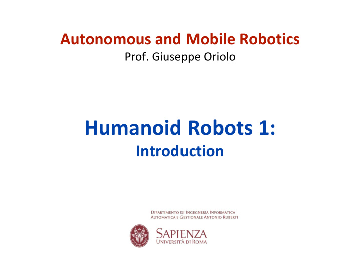 humanoid robots 1