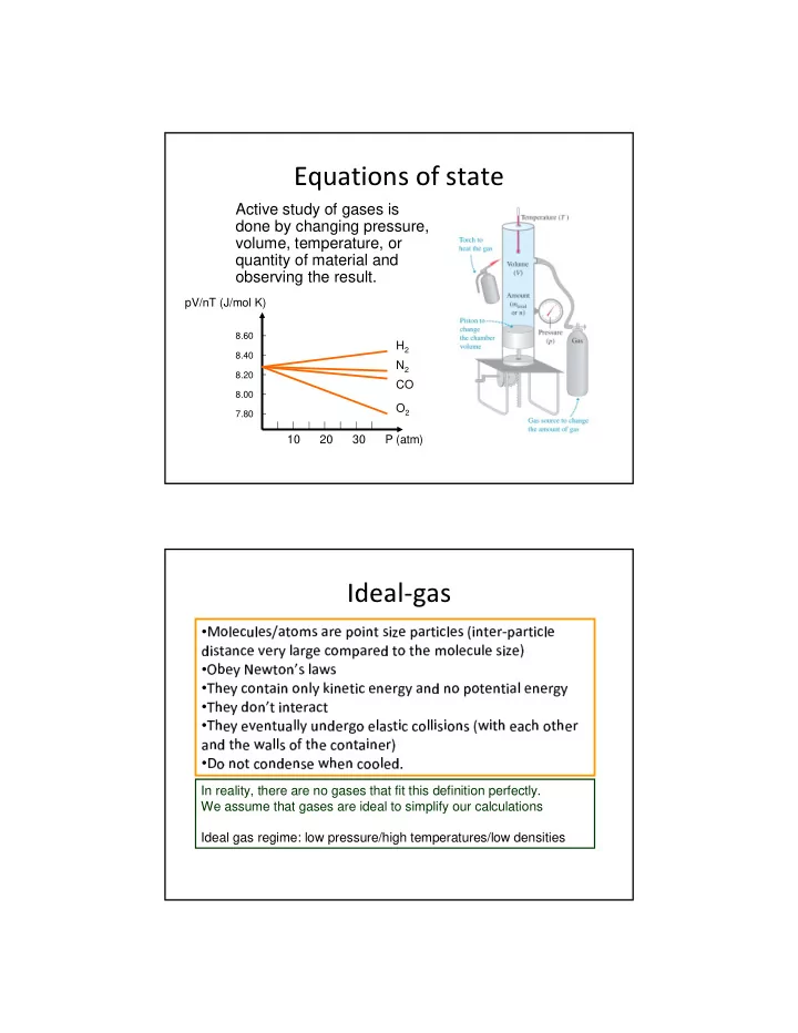 equations of state