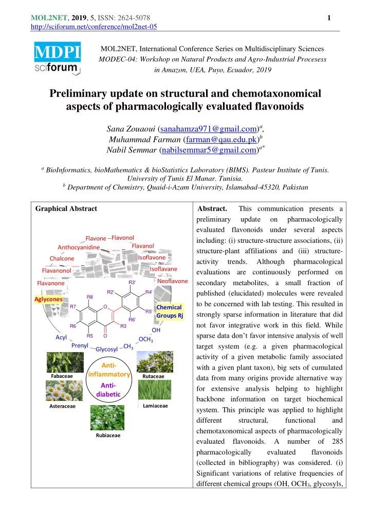 mol2net 2019 5 issn 2624 5078 2 http sciforum net